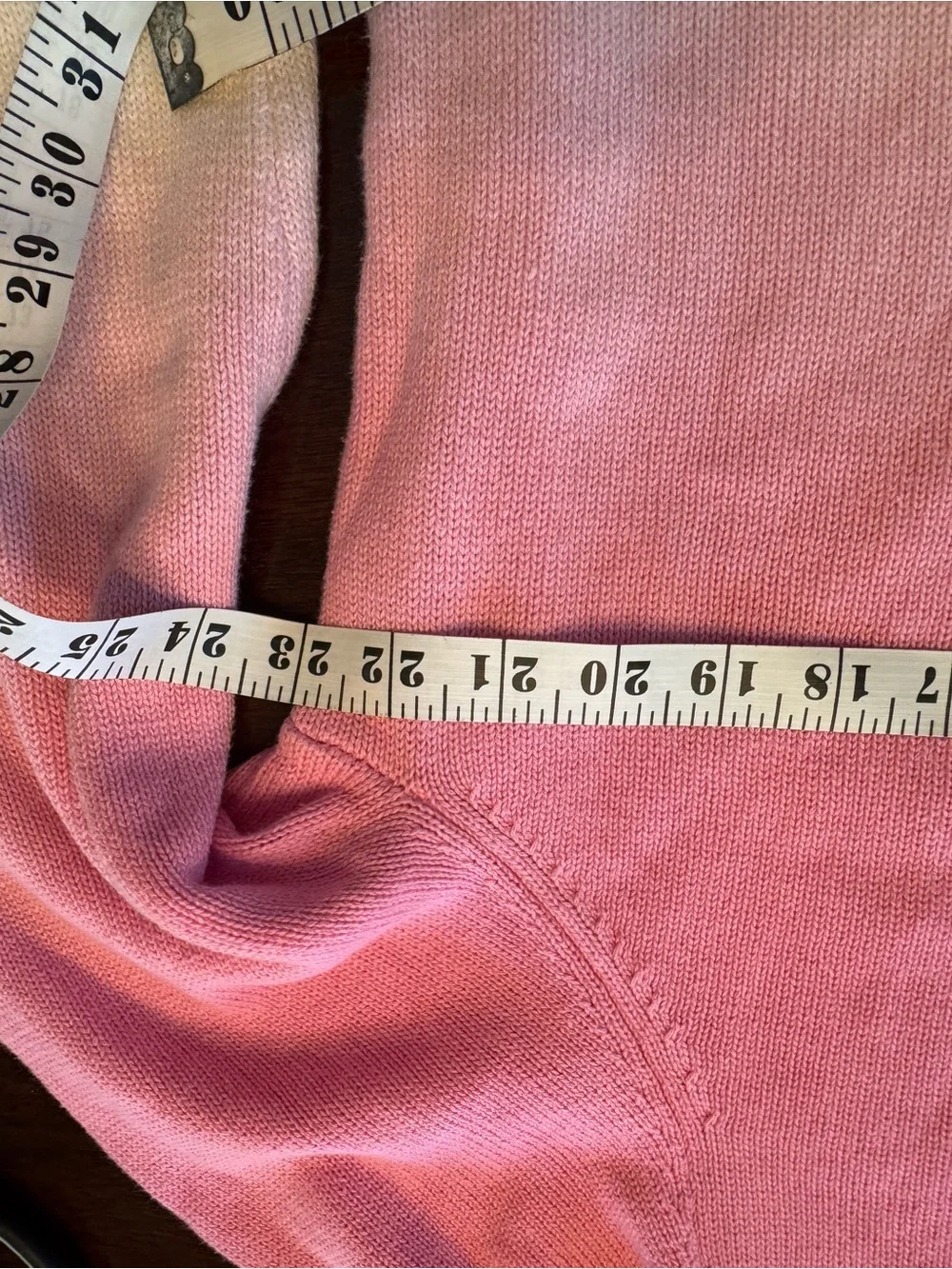 LOFT Pink-to-Cream Ombre Sweater- 100% cotton